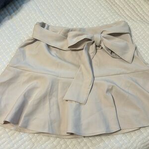 NWT Zara Skirt Skort Cream